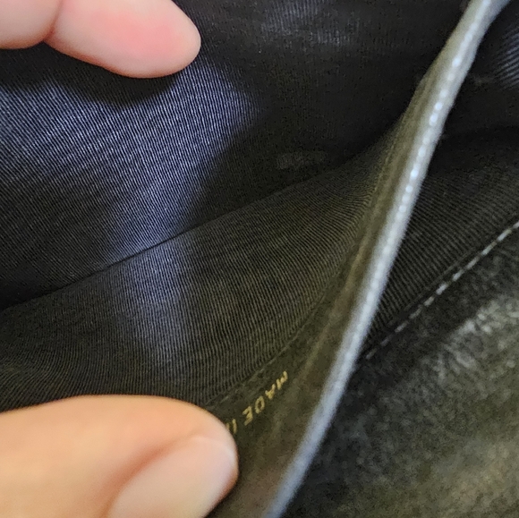 Chanel Black Diamond Stitched Leather Vintage 1989-1991 Wallet - Picture 11 of 17